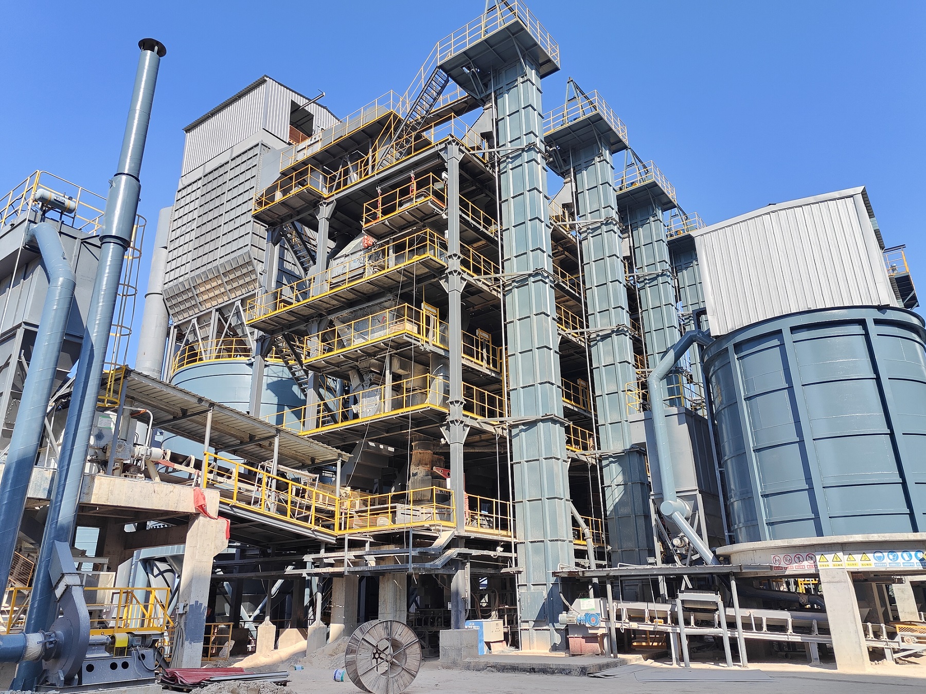 唐山金路v8干式整形砂石同出系統(tǒng)，新型立體化砂石生產(chǎn)模式